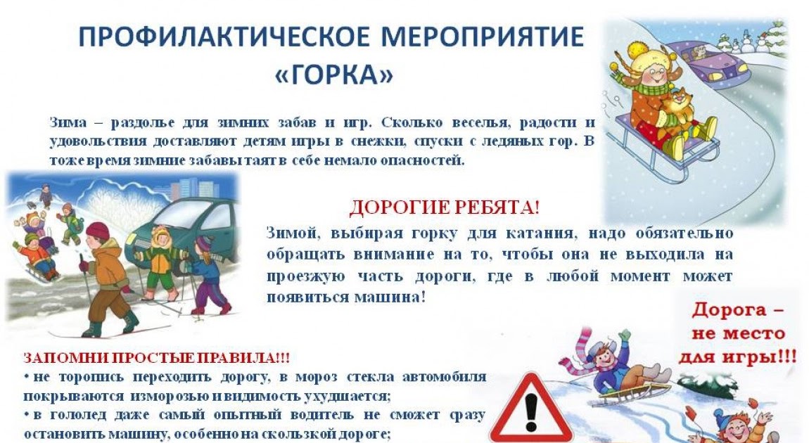 Безопасность ребенка в зимний период презентация